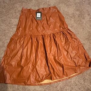 Leather Skirt
